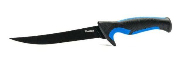 Mustad Fillet Knife 7" - Blue w/ Sheath