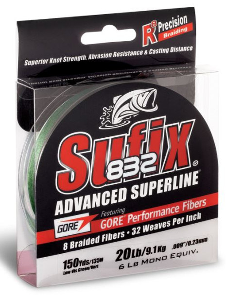 Sufix 832 Advanced Superline® Braid - 150 Yard Spool