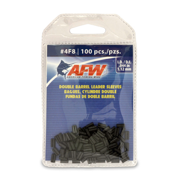 AFW - Double Barrel Crimp Sleeves - Black