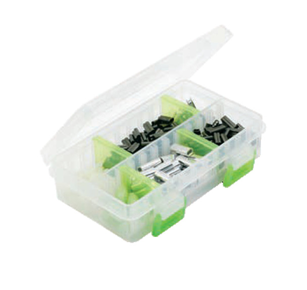 Hi Seas - Tackle Box, 1.5 x 3.5 x 6 in / 3.8 x 8.9 x 15.2 cm With 4 Moveable Dividers