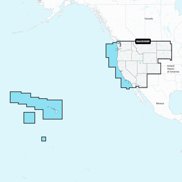 Navionics Plus Naus008r U.s. West Microsd