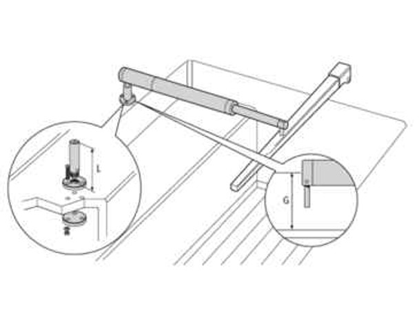 Soquete de pedestal Raymarine 1.5