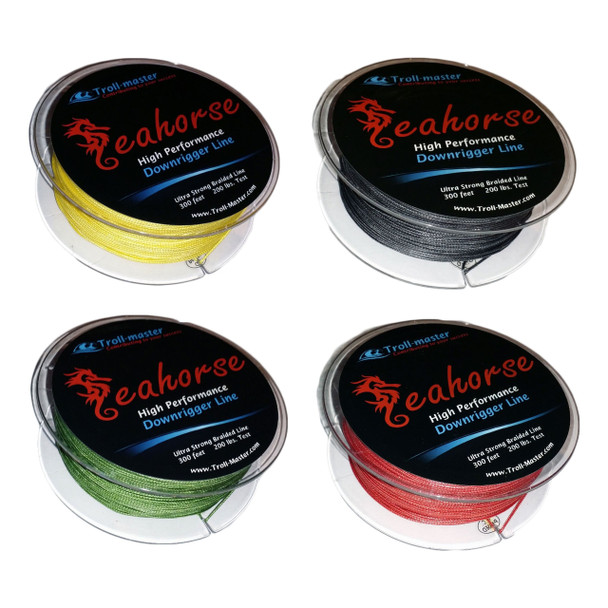 TrollMaster Seahorse® Downrigger Braided Line 300 ft / 200 lbs Test