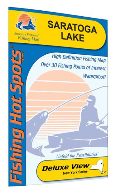 Fishing Hot Spots - Saratoga Lake Fishing Map