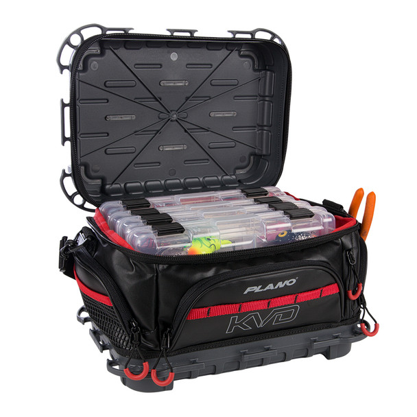 Plano KVD Signature Tackle Bag 3600 - Black\/Grey\/Red