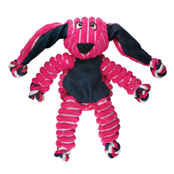 Kong Floppy Knots Dog Toy - Bunny - Med / Lg