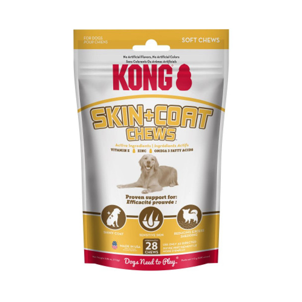 Kong Skin + Coat Chews - 28pcs