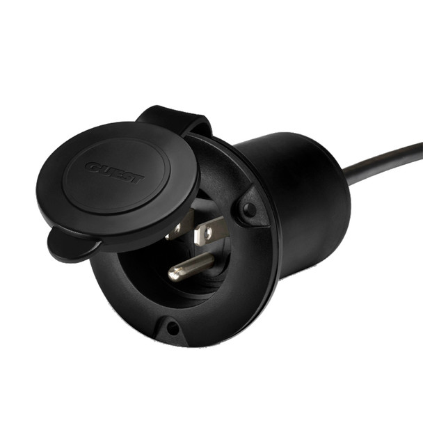 Guest AC Universal Plug Holder - Black