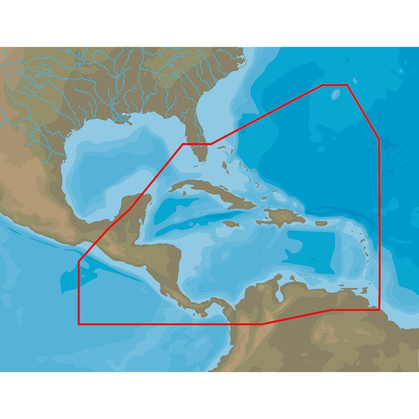C-MAP 4D NA-D065 Caribbean /SD