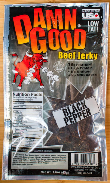 Damn Good Beef Jerky - 1.6oz - Black Pepper Beef Jerky