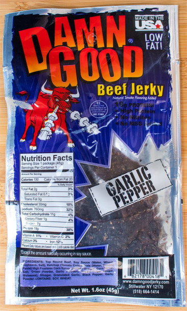 Damn Good Beef Jerky - 1.6oz - Garlic Beef Jerky