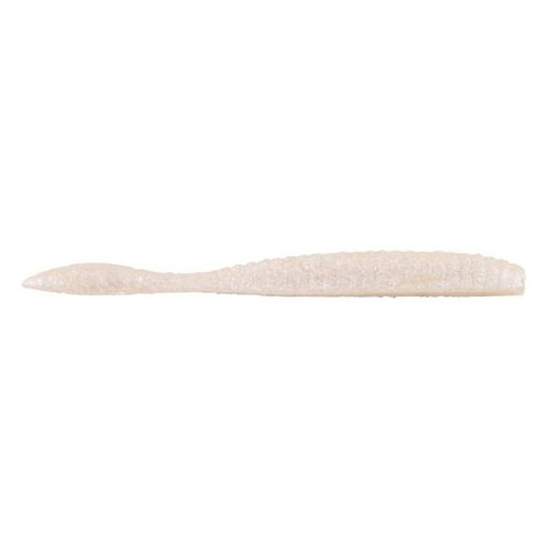 Berkley PowerBait® MaxScent Flat Worm -3.6" - White Pearl