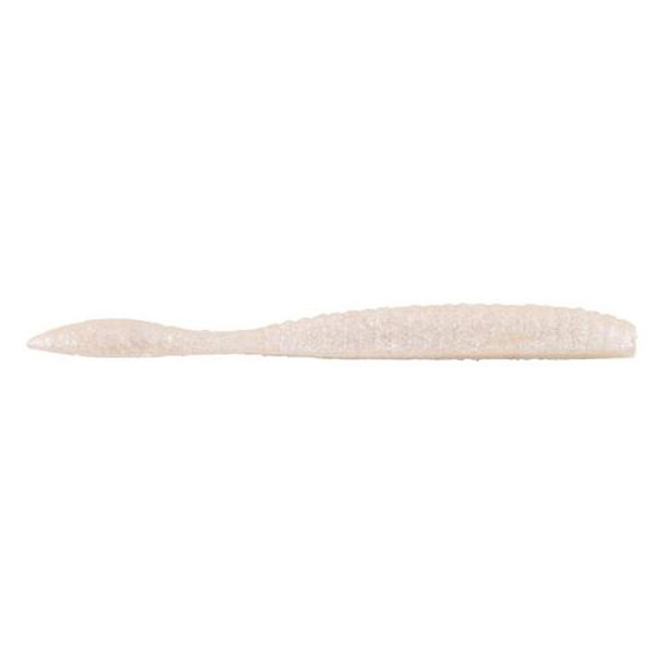 Berkley PowerBait® MaxScent Flat Worm - 4.25" - White Pearl