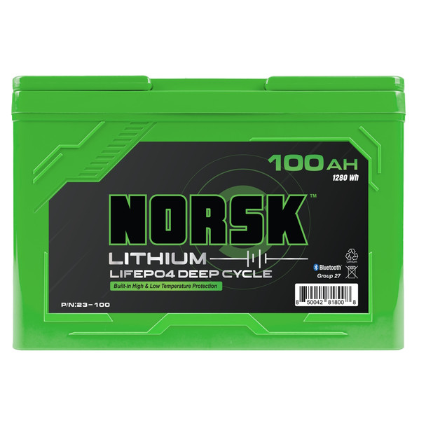 Norsk 100AH 12V LIFEPO4 Deep Cycle Battery – Guardian