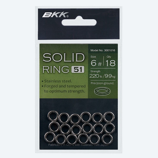 BKK Fishing Hooks - Solid Ring – 51