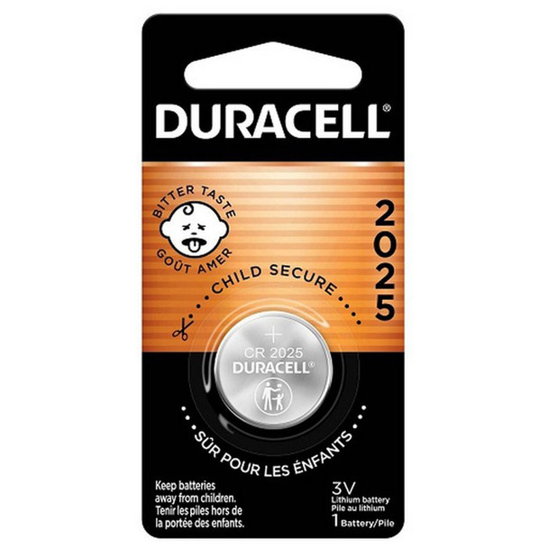 Duracell Lithium Button Battery 1pk - CR2025