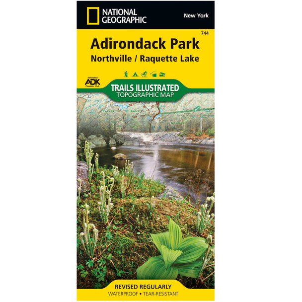 Adirondack Park - Northville / Raquette Lake Trails Illustrated