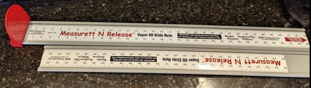 Measurett N Release 60 inch Super Slide Rule Bump Board