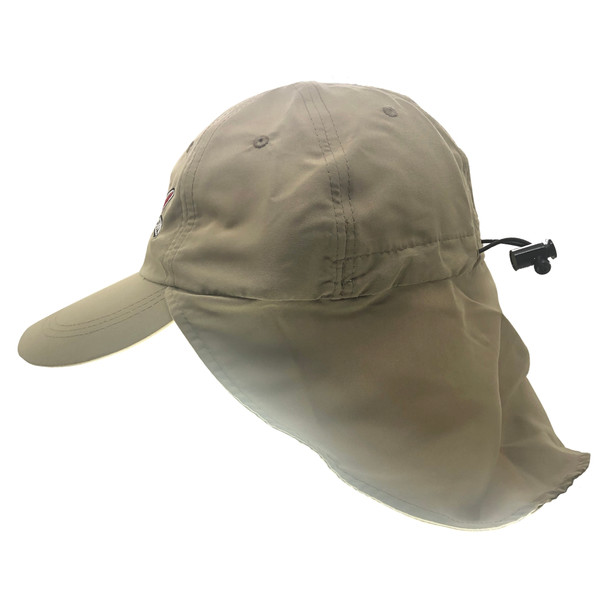 FISH307.com Embroidered Deluxe Guide Hat / Cap With Neck Flap