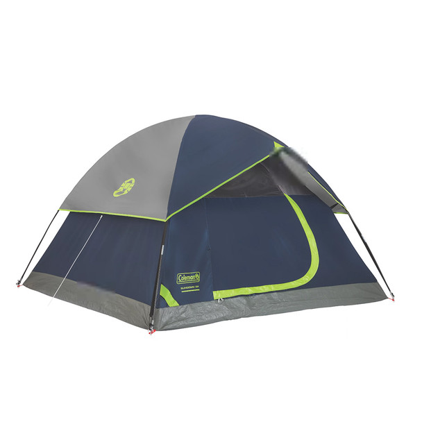 Coleman Sundome 2-Person Camping Tent - Navy Blue & Grey