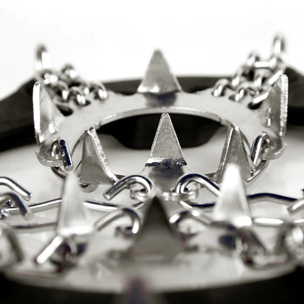 FISH307 Ice Cleats / Crampons / Creepers - Black - Large