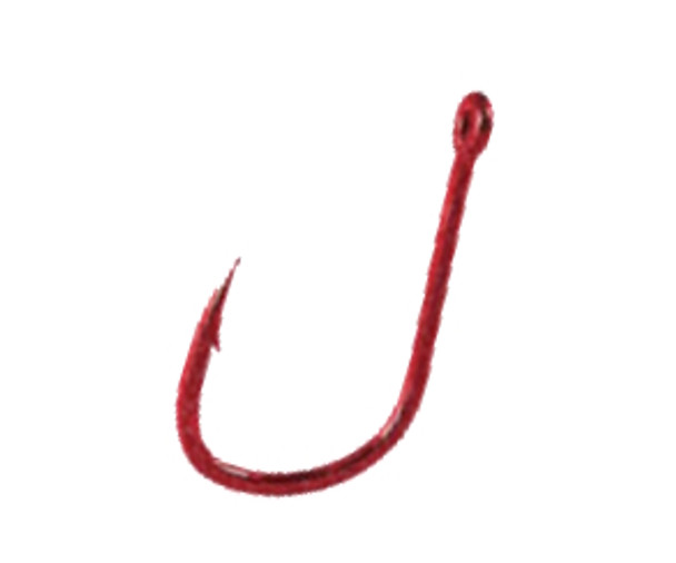  Addya A203-R Red Bone Walleye Sticky Sharp Hooks - værdipakker 25 pr. pakke