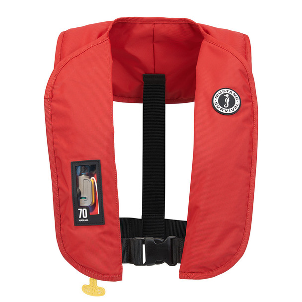 Mustang MIT 70 Manual Inflatable PFD - Red