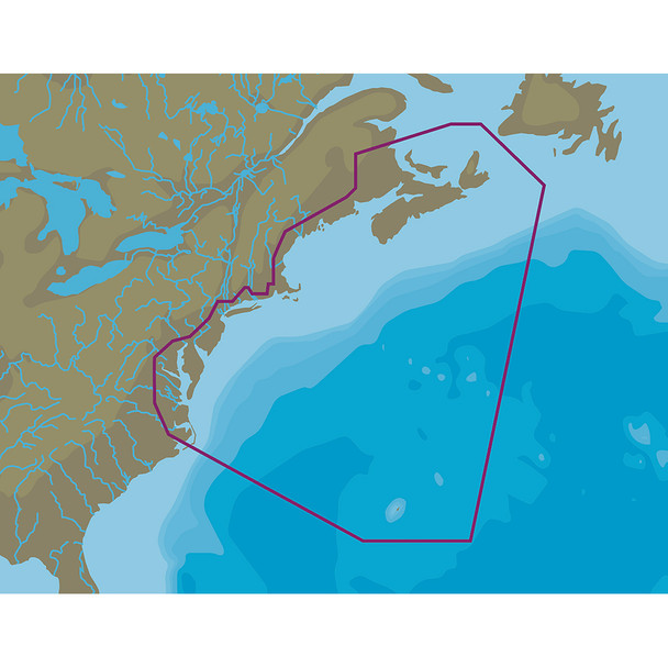 C-MAP 4D NA-D062 Nova Scotia to Chesapeake Bay - microSD/SD