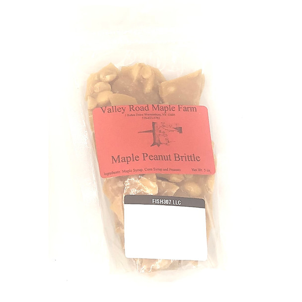 Valley Road Maple Farm - Maple Peanut Brittle - 5oz