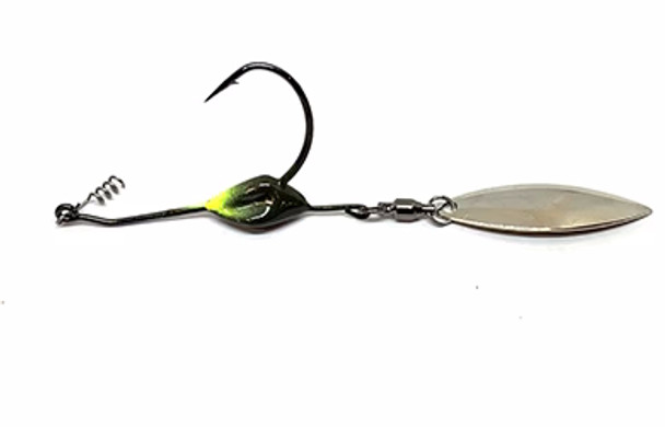 Venom Lures slingblade salgueiro giratório lâmina de ouro spinnerbait