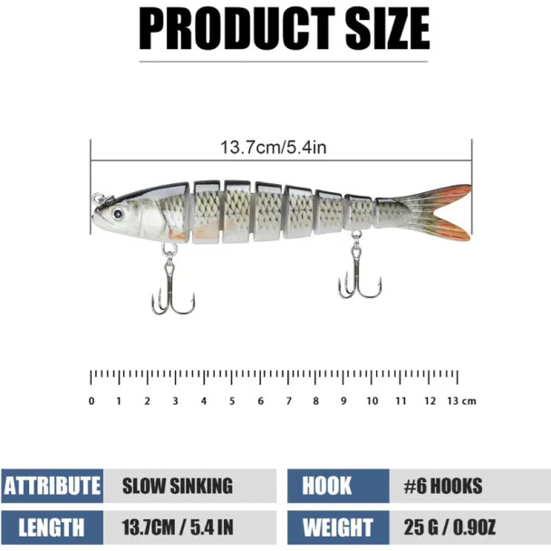 Bionische Schwimmköder – Mehrgelenkköder