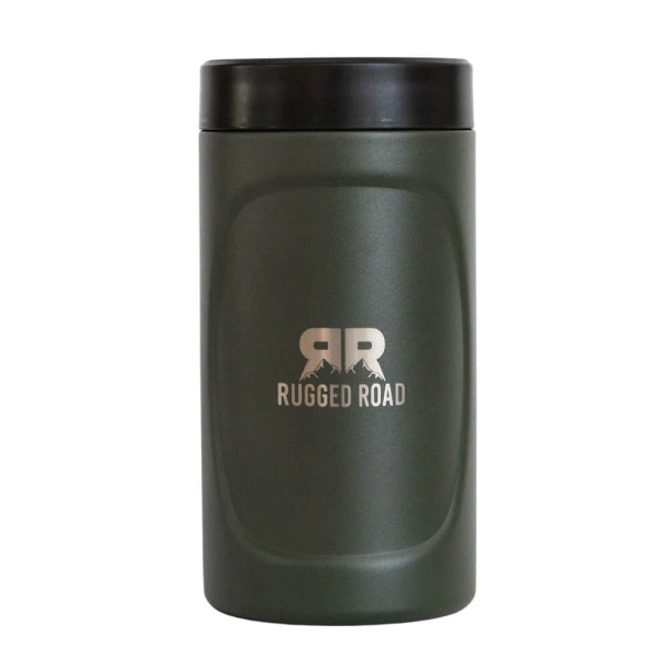 Rugged Road 12oz Can Cooler - Green