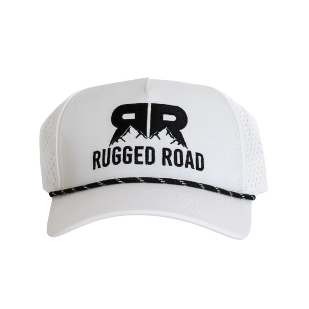 Chapéu de corda Rugged Road - branco