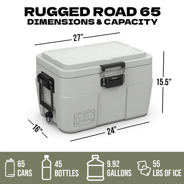 Rugged Road 65 V2 Cooler - Forest Green