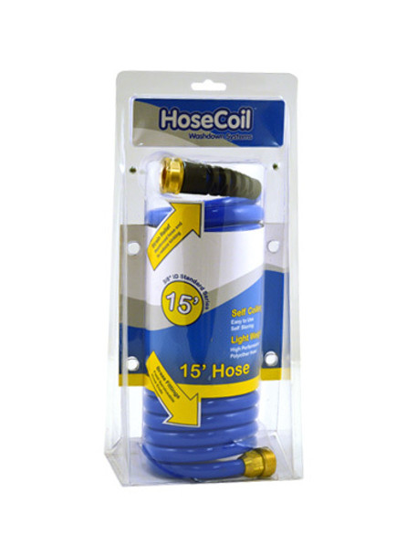 Hosecoil 15' 3/8"" Hose With Flex Relief