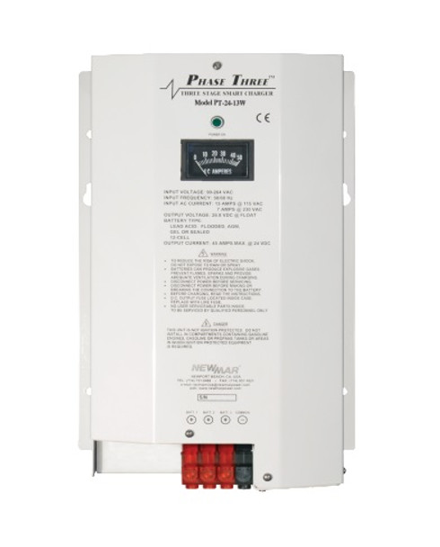 Newmar Pt-24-13w 24v Charger 3 Bank 13 Amp