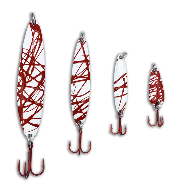 Parsons Lures Casting Spoon - Blood Splatter