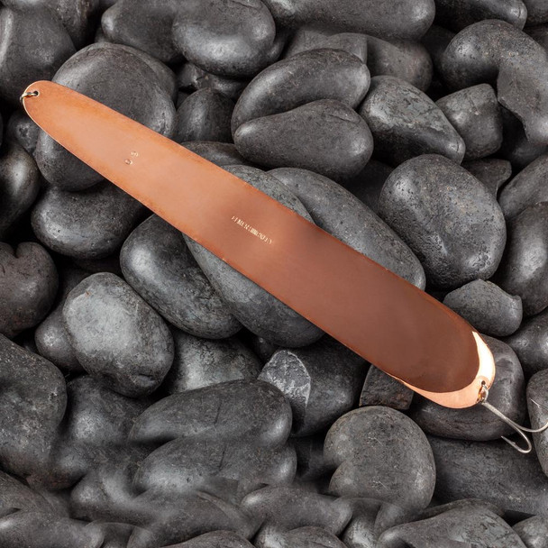 Elmer Hinckley Model 09 Flutter and Trolling Spoon - Copper