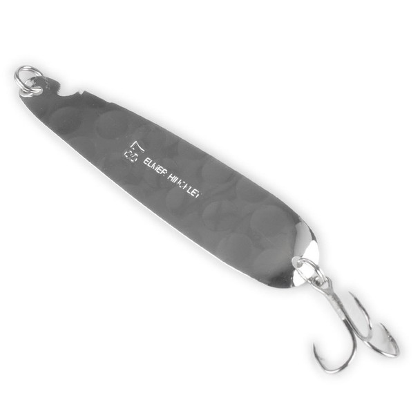 Elmer Hinckley Model 87 Flutter and Trolling Spoon - Silver Hammered