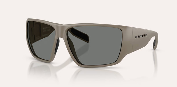 Native Eyewear Sightcaster II - Grey Polarized, Matte Desert Tan
