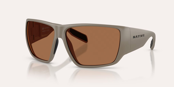 Native Eyewear Sightcaster II - Brown, Matte Desert Tan