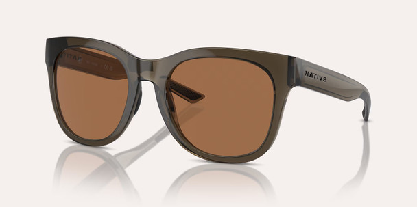 Native Eyewear Tiaga - Brown, Smokey Quartz
