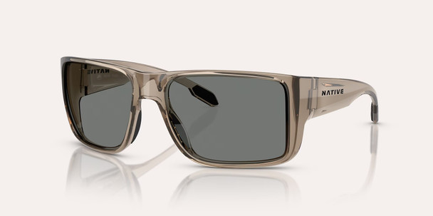 Native Eyewear Badlands - Grey Polarized, Smokey Quartz