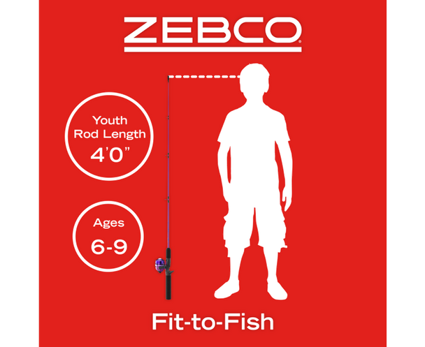 Zebco Splash Jr. Pink 4' Medium-Light Spincast Combo