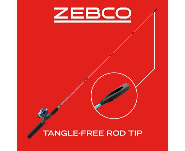 Zebco Splash Jr. Blue 4' Medium-Light Spincast Combo