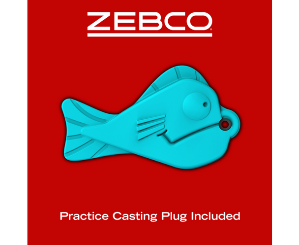 Zebco Splash Jr. Blue 4' Medium-Light Spincast Combo