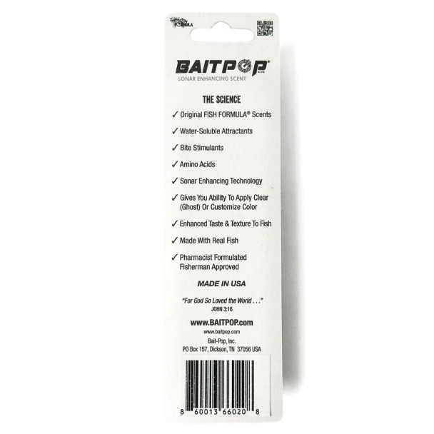 Bait Pop Elite Sonar Enhancing Scent - Crawfish Ghost