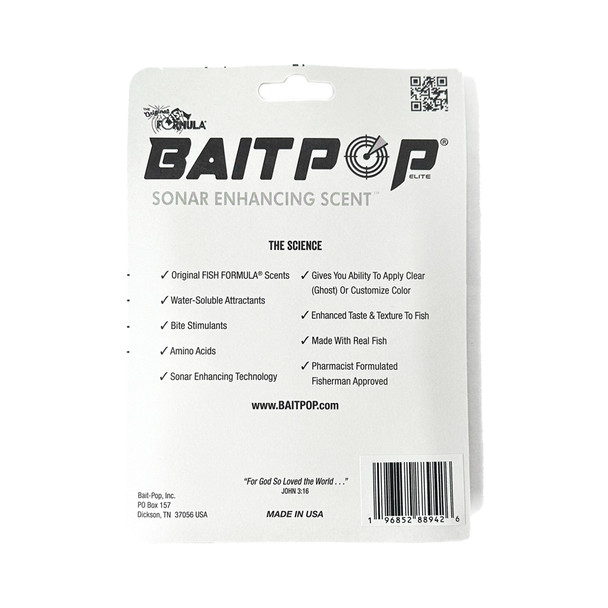 Bait Pop Elite Sonar Enhancing Scent - Scott Martin Pro Pack 1