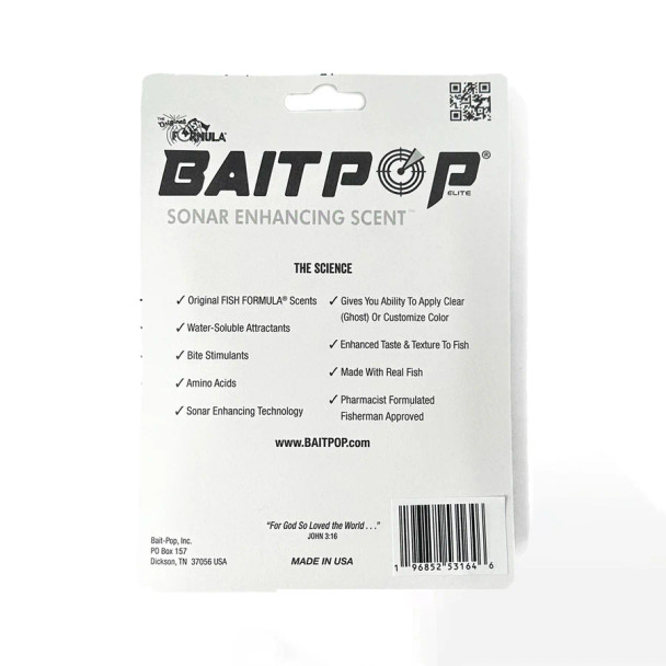 Bait Pop Elite Sonar Enhancing Scent - Bill Dance Legend Pack 1