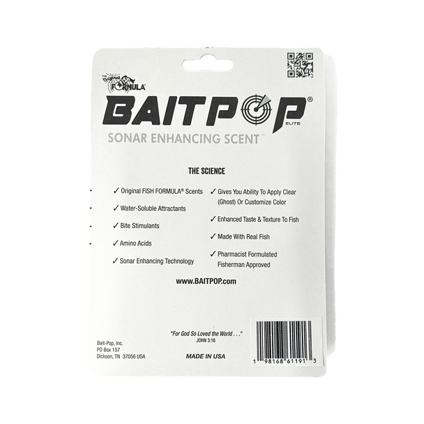 Bait Pop Elite Sonar Enhancing Scent - Bill Dance Legend Pack 2